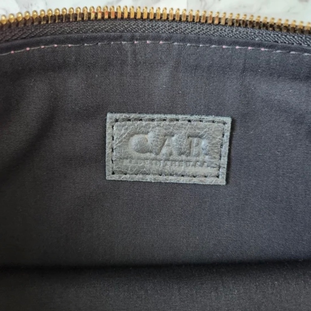 Cabi Metallic Pink Leather Clutch Bag Purse Medium Size - Picture 4 of 4